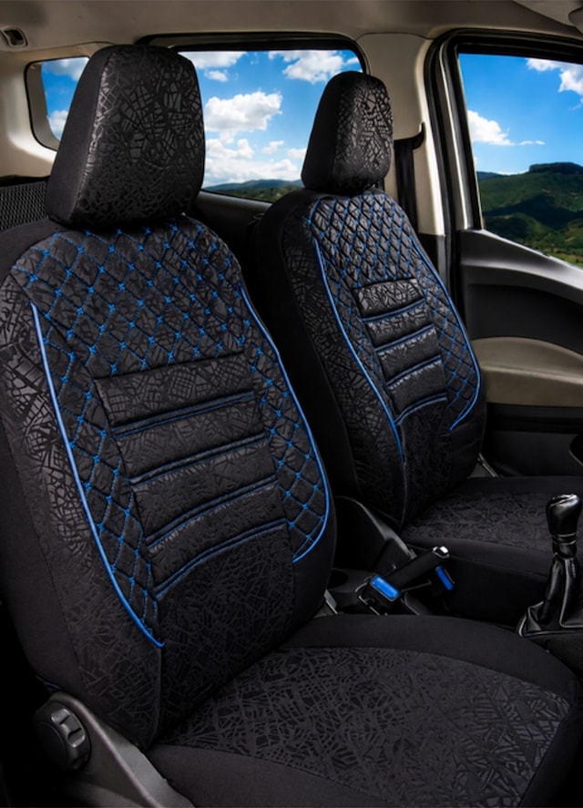 Volkswagen Polo Uyumlu Oto Koltuk Kılıfı Gofraj Kumaş - Tam Set 23585785