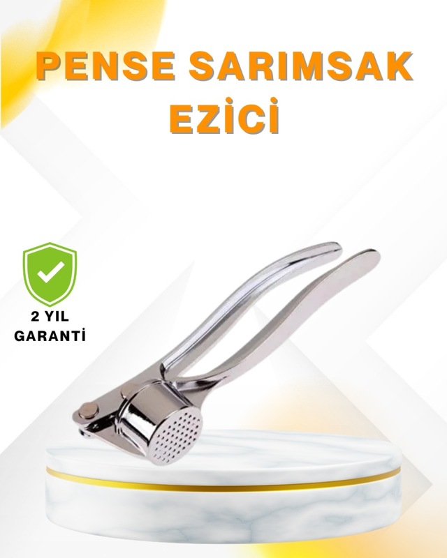Metal Sarımsak Ezici Ergonomik Tutma Ve Güçlü Presleme