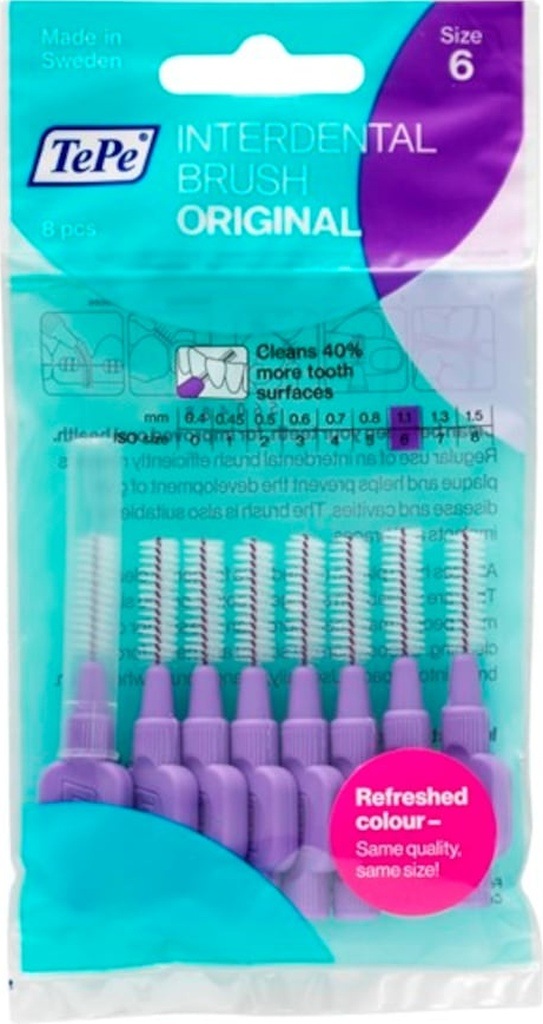 Tepe Interdental Arayüz Fırçası 8'li 1.1 MM