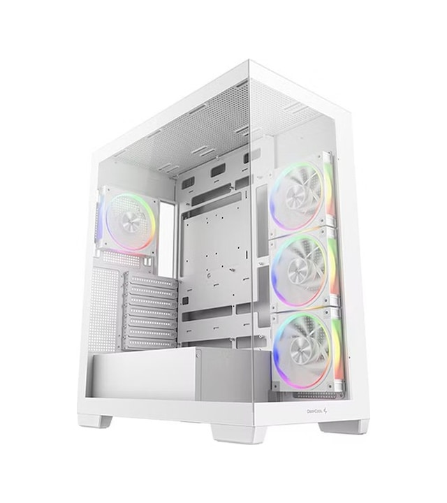 DeepCool CG580-4F-WH-V2 AKVARYUM PWM Mid Tower ATX 4x Fans ARGB White Tempered Glass