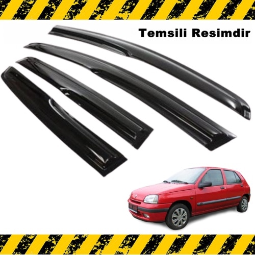 Renault Clio 1 Mügen Cam Rüzgarlığı 4 Kapı 4 Lü Set N11.8048