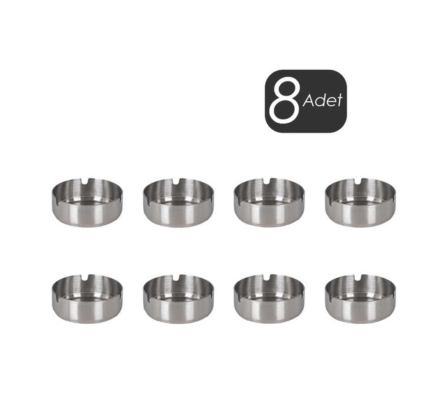 Porsima Etn-015 8 li Küllük 1,2 ml Kalınlık Metal Küllük