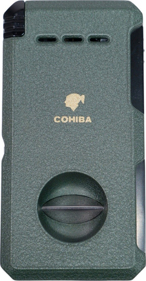 Cohiba Çift Torch Pürmüz Yeşil Puro Çakmağı - Tr9015