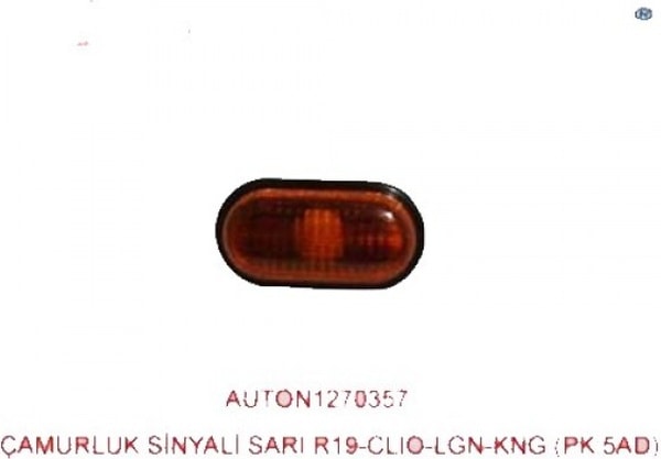 Çamurluk Sinyali Sarı R19-clıo-megane-laguna-r21 Gldısptm - 69 Master Iı