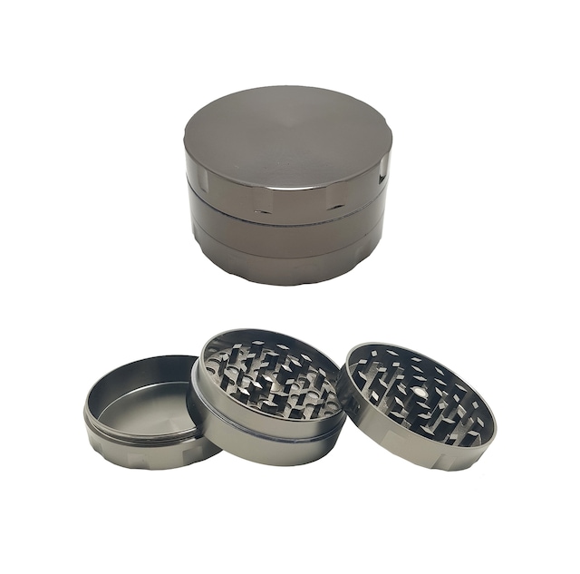 Gri 55 MM Grinder Alloy Herbal Öğütücüsü Parçalayıcı Rb88gr