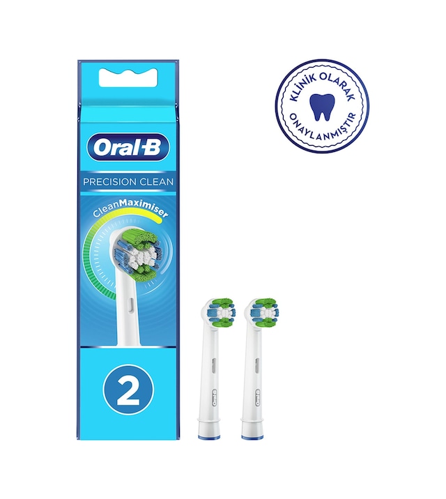 Oral-B Precision Clean Clean&Maximiser Diş Fırçası Yedek Başlığı 2'li