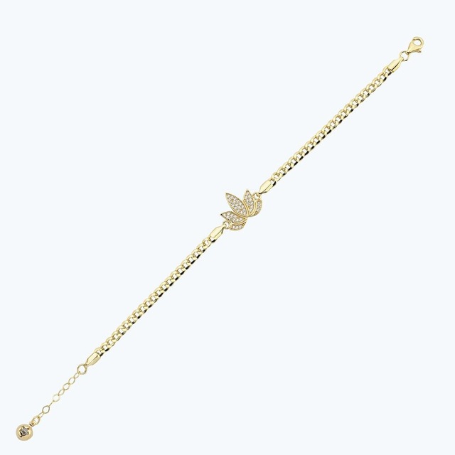 Altınbaş Altın Lotus Zincir Bileklik Blazn315-25825 Renkli Altın