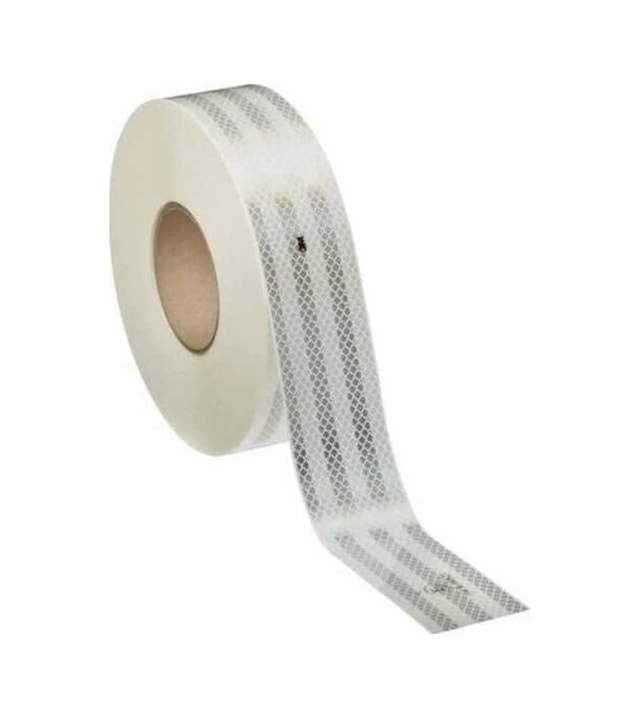 3m 983-10 Beyaz Reflektif Şerit Bant 53.5mm X 50 Metre - Sert Zemin