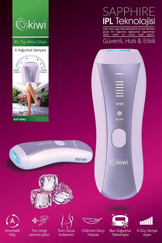 Kiwi Kep-6842 Ipl Lazer Epilasyon Cihazı