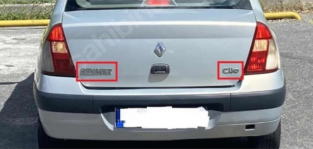 Renault Clio Yazı Takımı 2'li Set