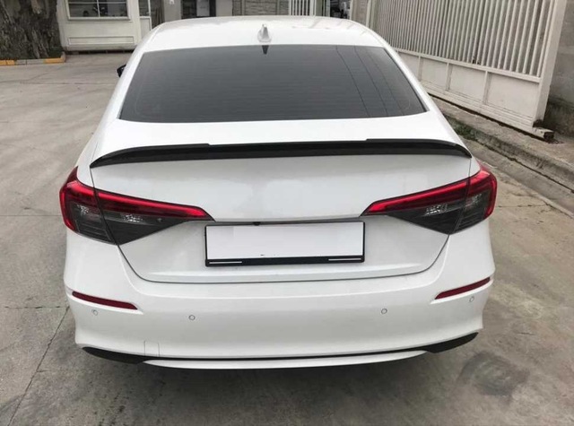 Fe1 2022 Honda Civic Spoiler Aero Modeli - Piano Black