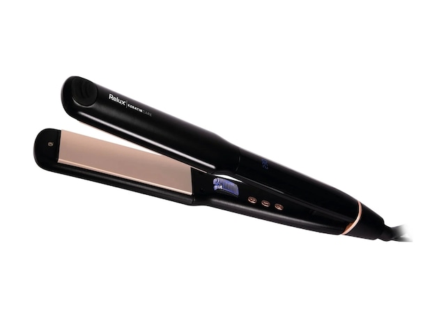 Relux RS9505 Keratin Care Keratin Korumalı Geniş Plakalı Saç Düzleştirici Siyah