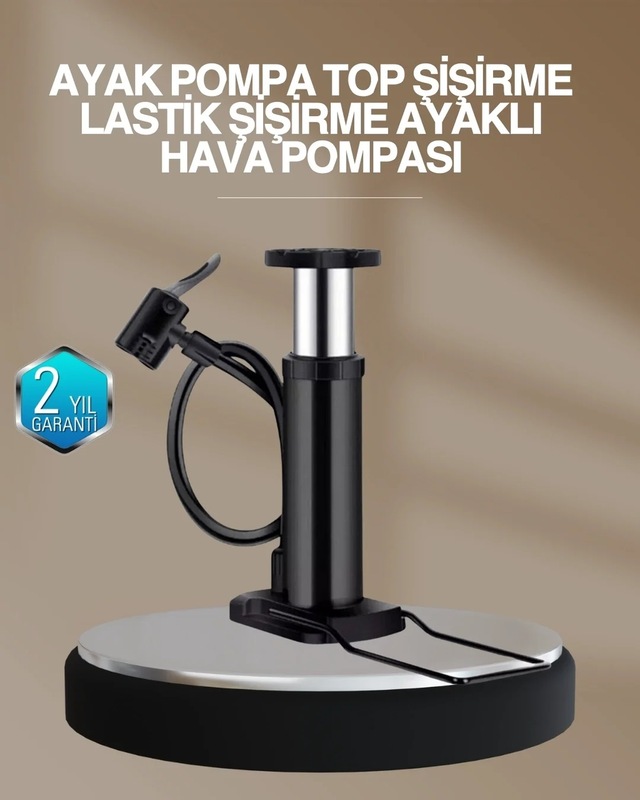 Ers Extra Güçlü Ayak Pompası Otomobil Motosiklet Bisiklet Uyumlu