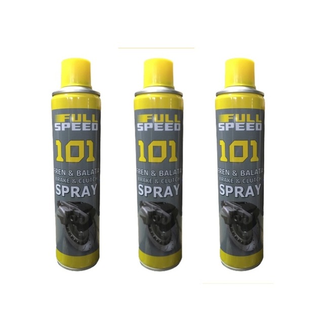 Full Speed 101 Fren Ve Balata Genel Temizleme Sprey 500 Ml 3 Adet