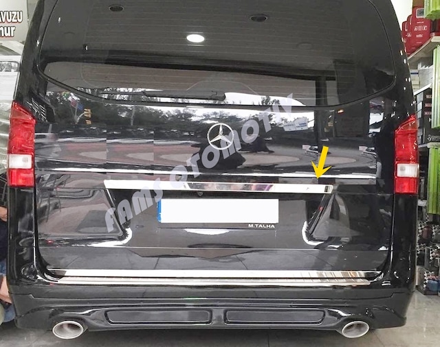 Mercedes Vito W447 Krom Bagaj Çıtası 2014 Üzeri P. Çelik