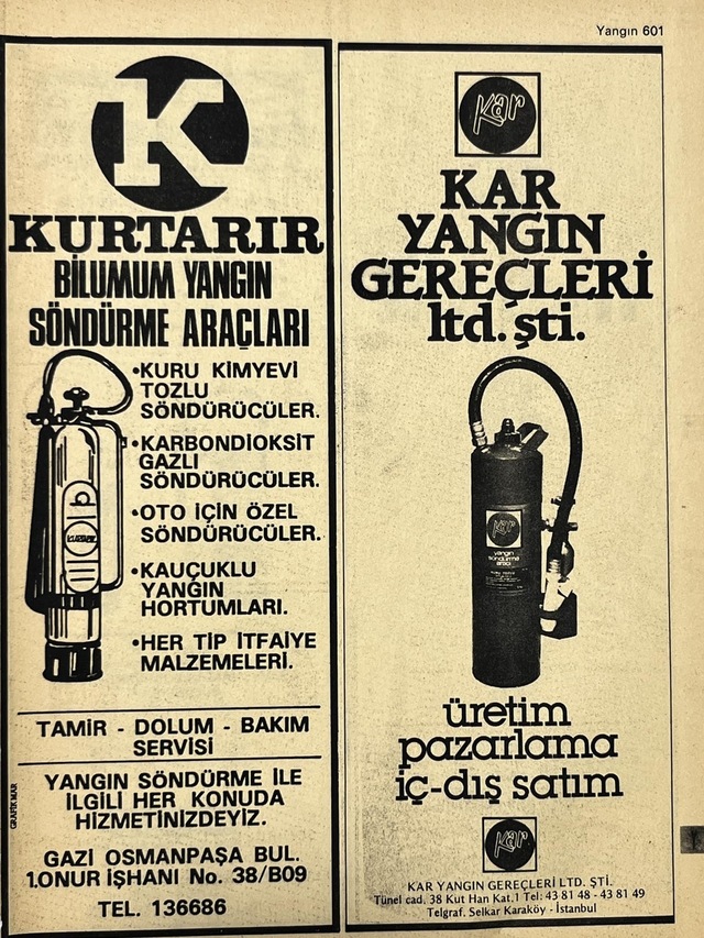 İzmir 1982-1983 Meslek Reklam İlanı Efemera S601 Teşhir Ürün