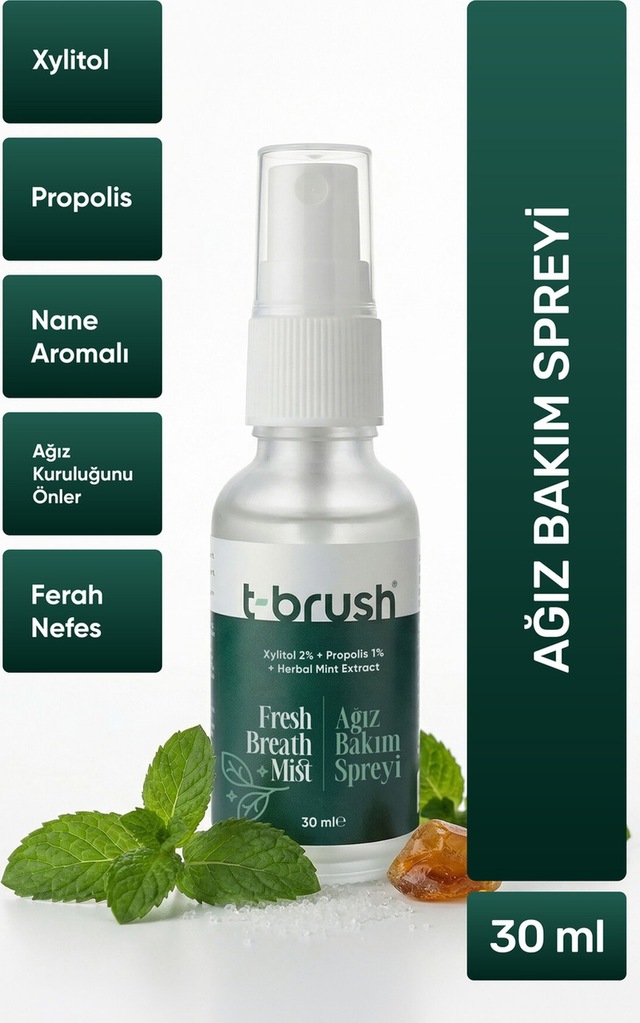 Tbrush Ağız Kokusu Giderici Sprey 30ml Propolis