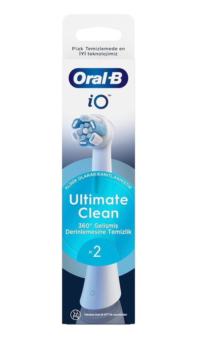 Oral-b İo Ultimate Clean Beyaz Diş Fırçası Yedek Başlığı 2 Adet Sku: Zeus8690010393852