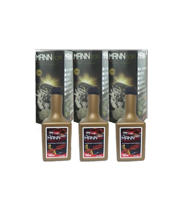 Mann Mannbor Boron Teknoloji Dizel Mazot Yakıt Katkısı 3 x 250 ML