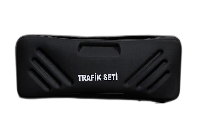 Trafik Seti Çantalı Lüx Set 1 Kg Yangın Söndücülü Eva Siyah