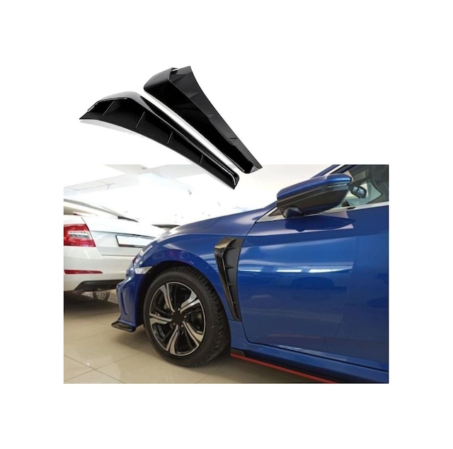 Honda Civic FC5 FK7 Uyumlu Yan Çamurluk Venti Kalın Model