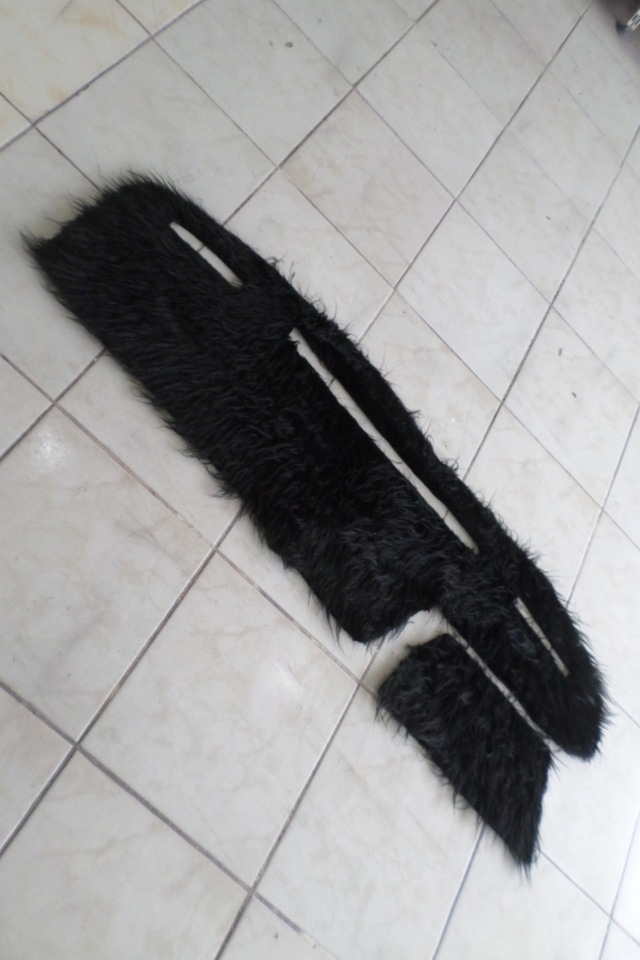 Tempra Tipo Uyumlu Torpido Örtüsü Peluş Kumaş Siyah
