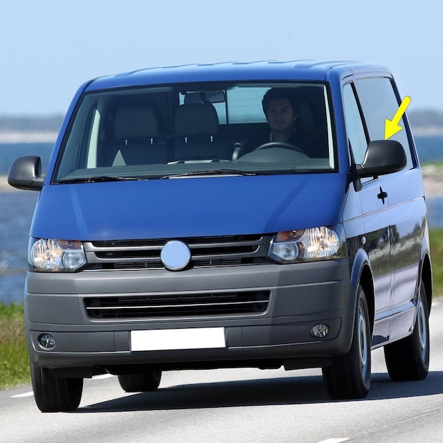 Vw Transporter T6 10-15 Sol Dış Ayna Üst Kapağı Siyah 7e1857527f