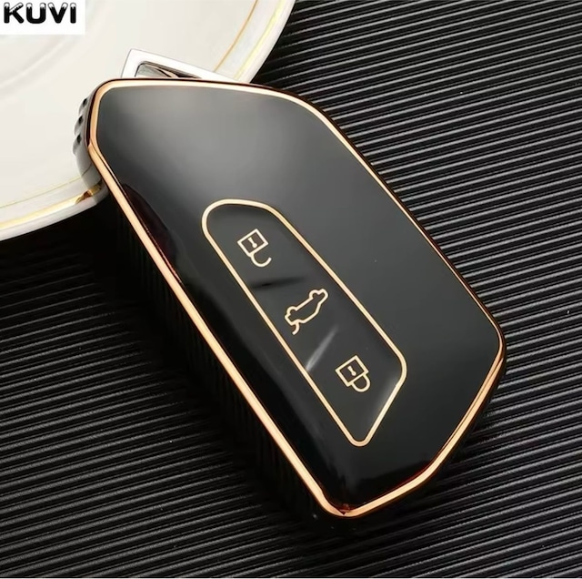 Cupra Terramar Anahtar Kılıfı Beyaz-gold