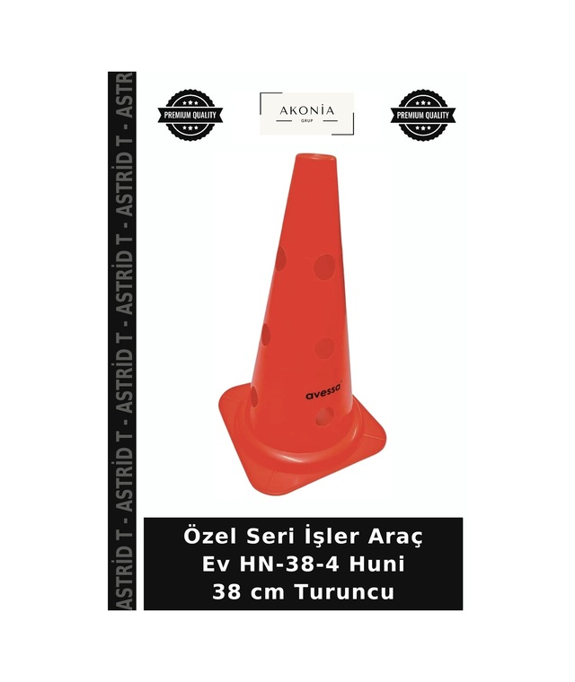 Özel Seri İşler Araç Ev Hn-38-4 Huni 38 Cm Turuncu