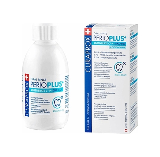 Curaprox Perioplus Regenerate 0.09 Ağız Çalkalama Suyu 200 ML