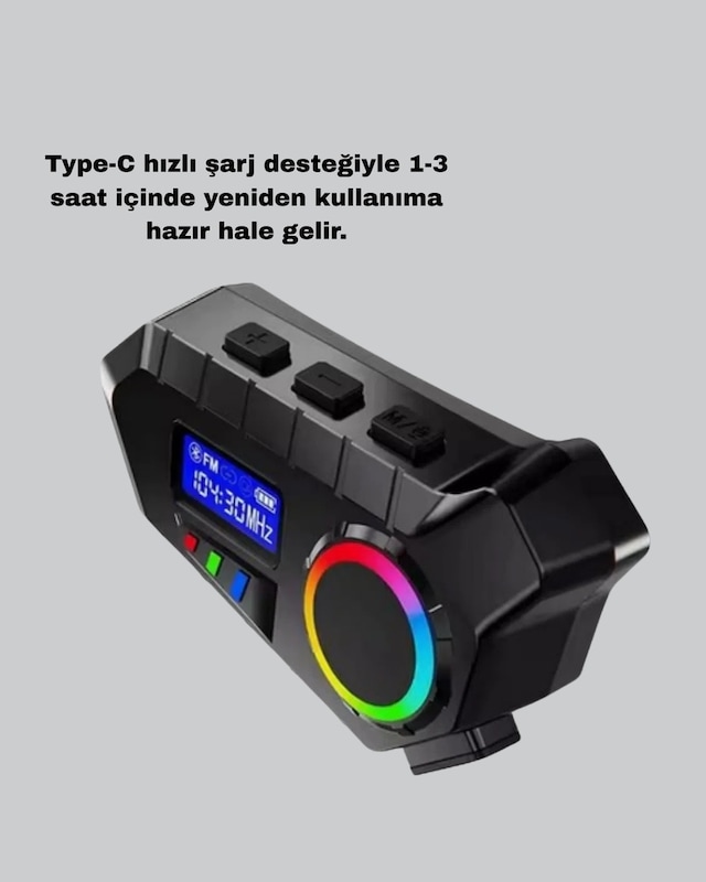 Bluetooth 5.4 Kablosuz İnterkom+ Motor Disk Kilidi - Lisinya