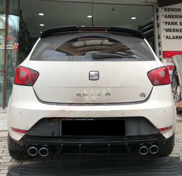 Seat İbiza Difüzör 6j Difizör Arka Tampon Eki 4 Egzoz Uçlu