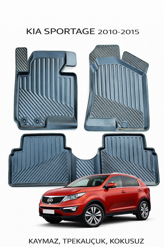 Kia Sportage Sl 2010-2015+uyumlu 3d Oto Paspas Premium