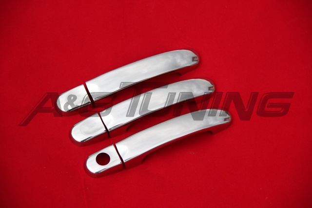 Vw Caddy Krom Kapı Kolu 2003-2010 3 Kapı Paslanmaz Çelik N11.1046