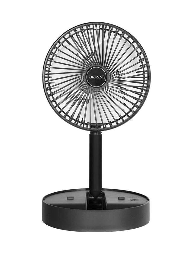 Everest Efn-605 Masaüstü Şarj Edilebilir Siyah 800mah Usb Fan