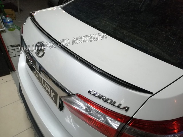 OtoÇizgi Toyota Corolla Uyumlu 2013-2018 Bagaj Üstü Spoiler Bagaj Çıtası Spoyler OtoÇizgi