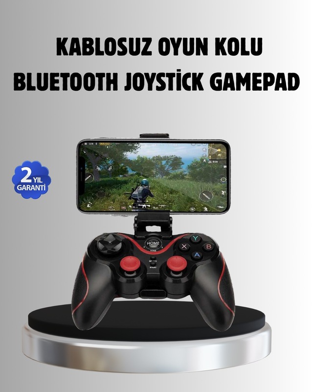 Bluetooth Kablosuz Gamepad Tv Pc Telefon Uyumluluğu Kolay Bağlantılı Diğer