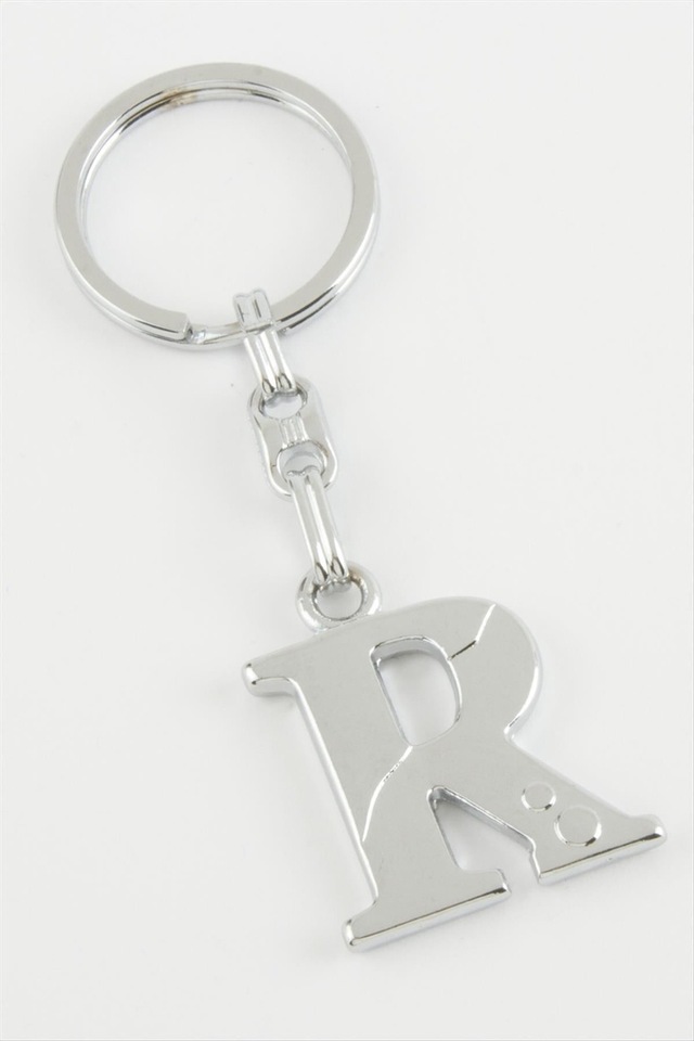 Harfli - 869 - - Spt-gld - Metal Anahtarlık Çok Renkli