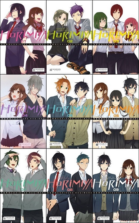 Horimiya MANGA 1-9 LT