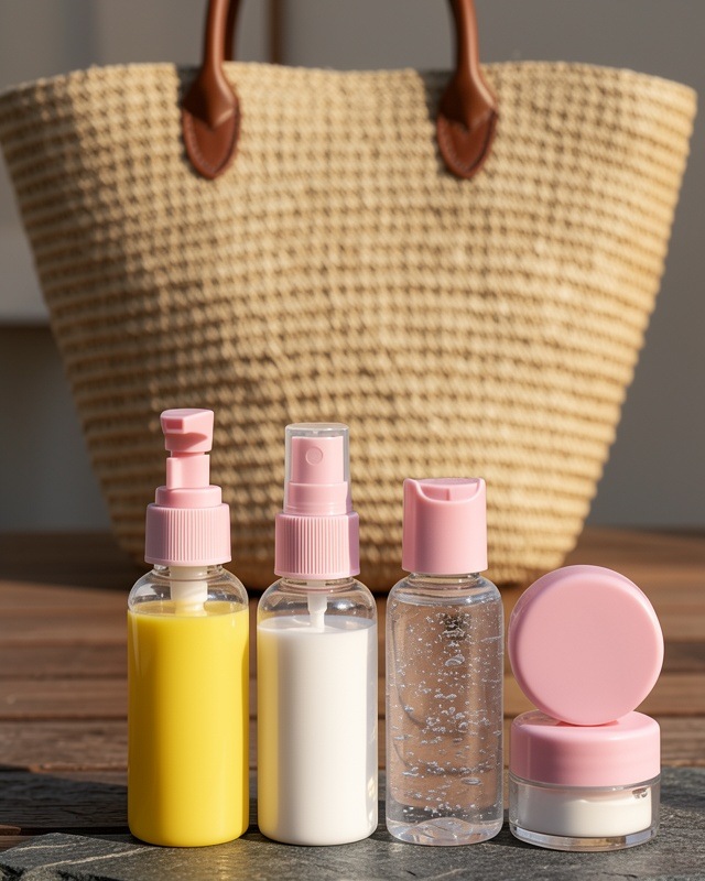 Kompakt 5 Parça Seyahat Şişe Takımı, 30 Ml Kapasite