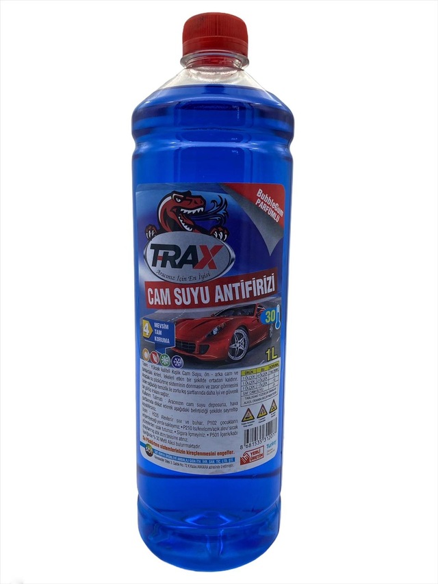 Trax Antifirizli Parfümlü 30 Derece Cam Suyu 1 Litre