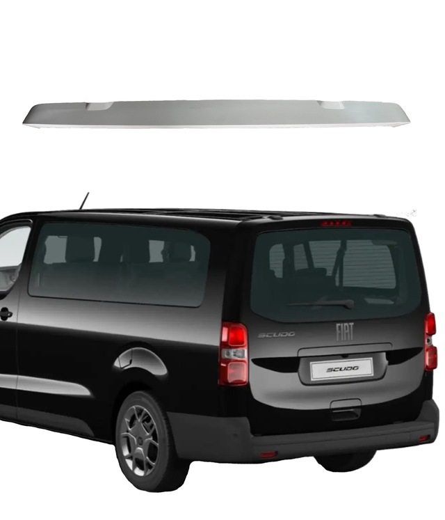 Fiat Scudo 2022 - 2026 Tek Kapı Boyasız Plastik Spoiler