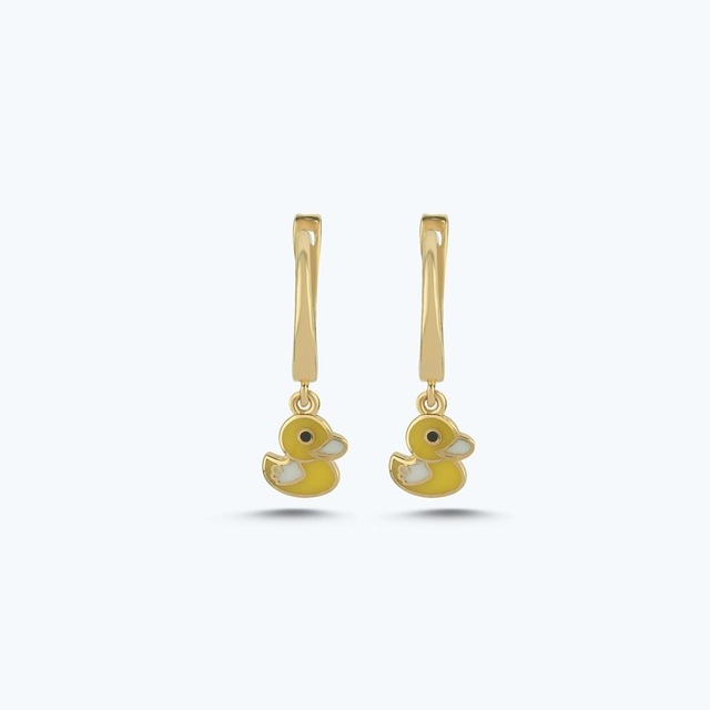 Altınbaş Altın Çocuk Ördek Küpe Ajrkp0011-y-24754 Çok Renkli