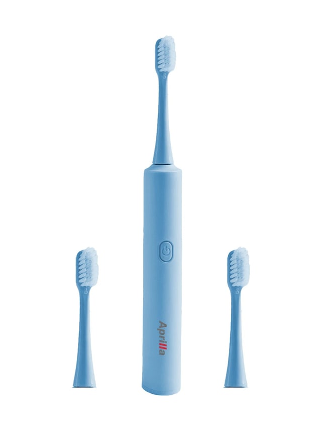Mavi-aprılla Atb 8717 Titreşimli Başlıklı Mavi Diş Fırçası
