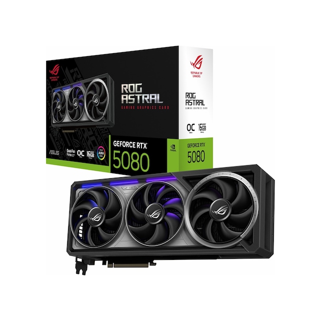 Asus Rog Astral Geforce Rtx 5080 Oc 16gb Gddr7 256bit Hdmı/dp Ekran Kartı