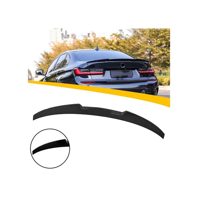 Bmw G20 M4 Bagaj Üstü Spoiler Parlak Siyah Spoyler Plastik İthal 2019-2022