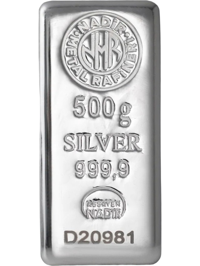 Nadir 500 Gram Gümüş Külçe
