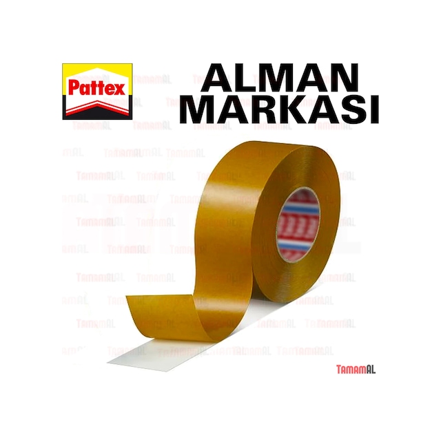 Pattex (alman Markası) Çift Taraflı Bant 38x25 Metre Universal