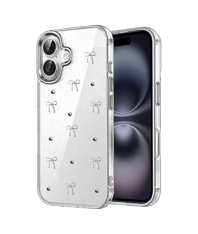 Apple İphone 16 Plus Fiyonk Desenli Kapak - Desen 5