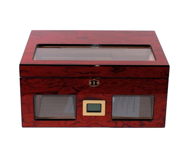 Premiumquality Lince Kırmızı Sedir Humidor Puro Kutusu - Tr8795